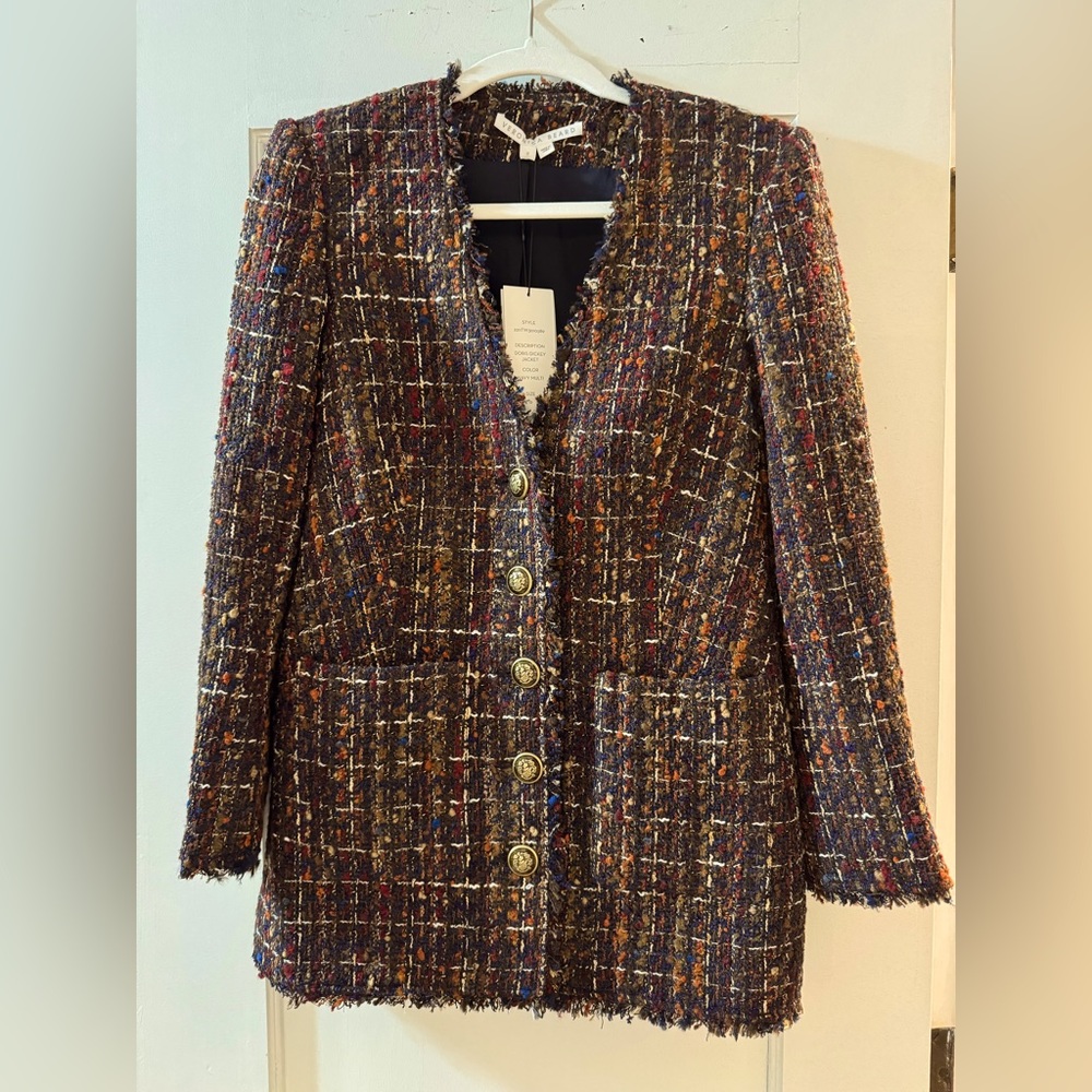 NWT Veronica Beard Doris Dickey Jacket